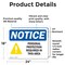 Signmission 18 in Height, 24 in Width, Vinyl Decal, Rectangle OS-2PACK-NS-D-1824-L-16338 - alternate 5